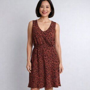 Small sleeveless dress w/ lining by THE VANITY ROOM cheetah animal print dress